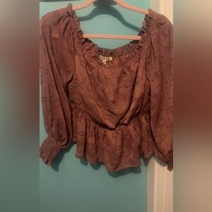 Jealous Tomato Dusty Rose Blouse